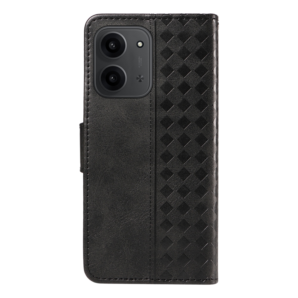 Grids knížkové pouzdro na Xiaomi Redmi 15C 4G/5G (173mm) - černé