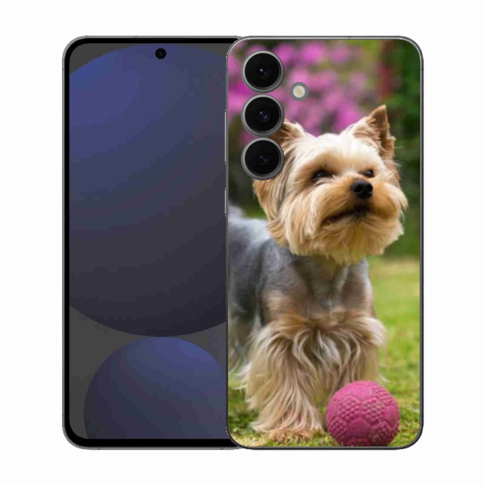 Gelový kryt mmCase na Samsung Galaxy S25 FE - jorkšír 4