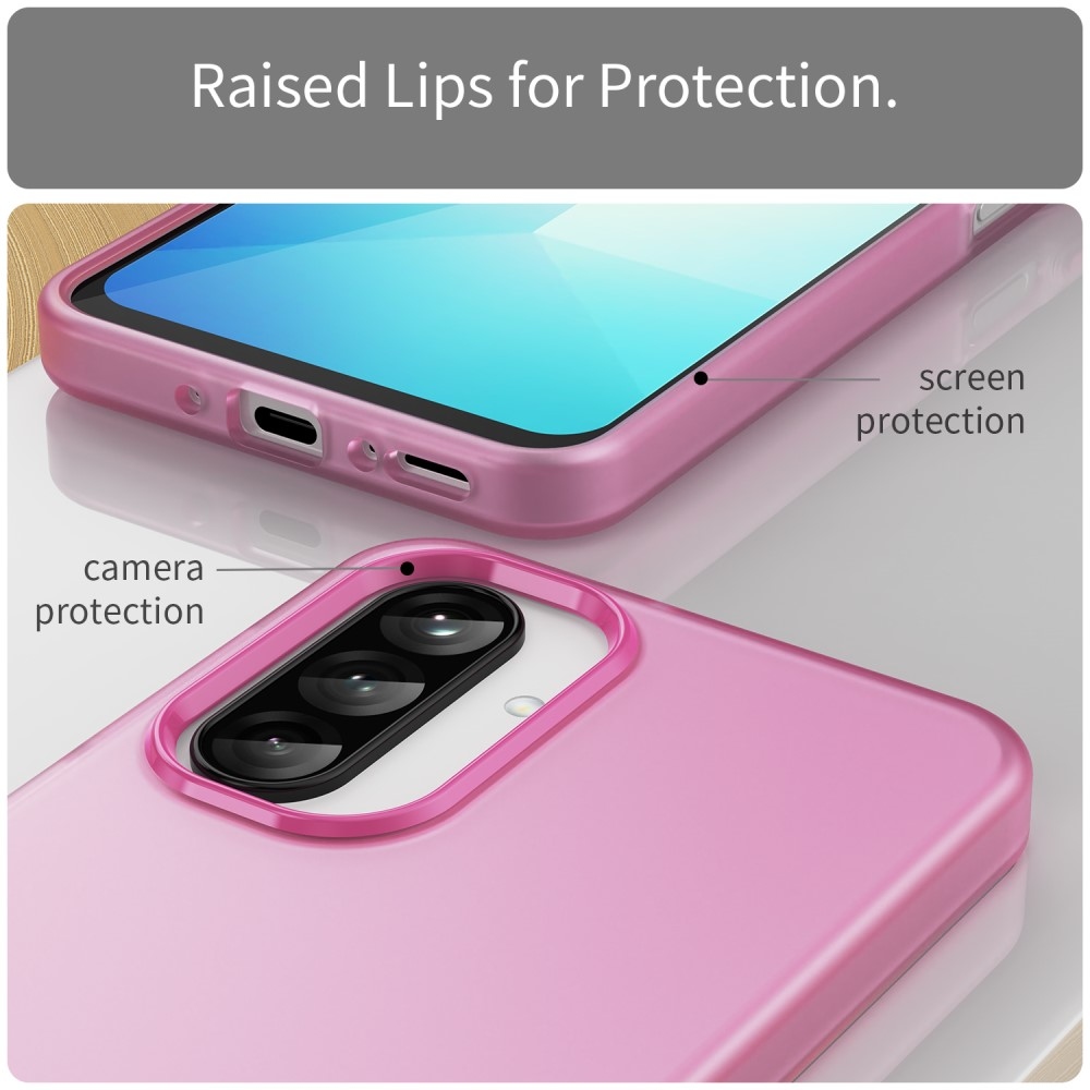 Candys matný gelový obal na Samsung Galaxy A26 5G - rose