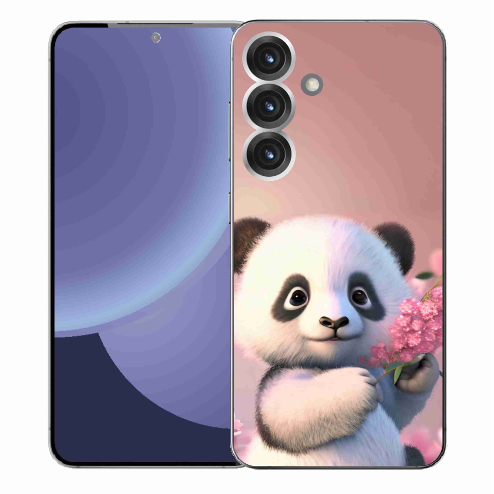 Gelový kryt mmCase na Samsung Galaxy S25+ - roztomilá panda