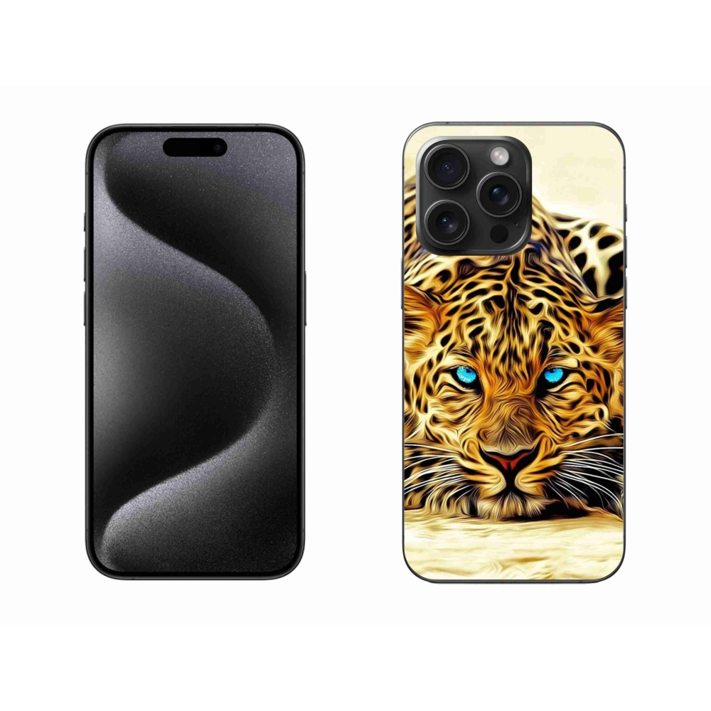 Gelový kryt mmCase na iPhone 15 Pro Max - kreslený tygr