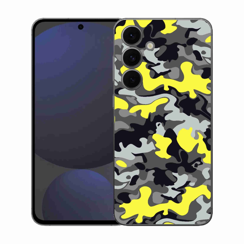 Gelový kryt mmCase na Samsung Galaxy S25 FE - maskáčový vzor 6