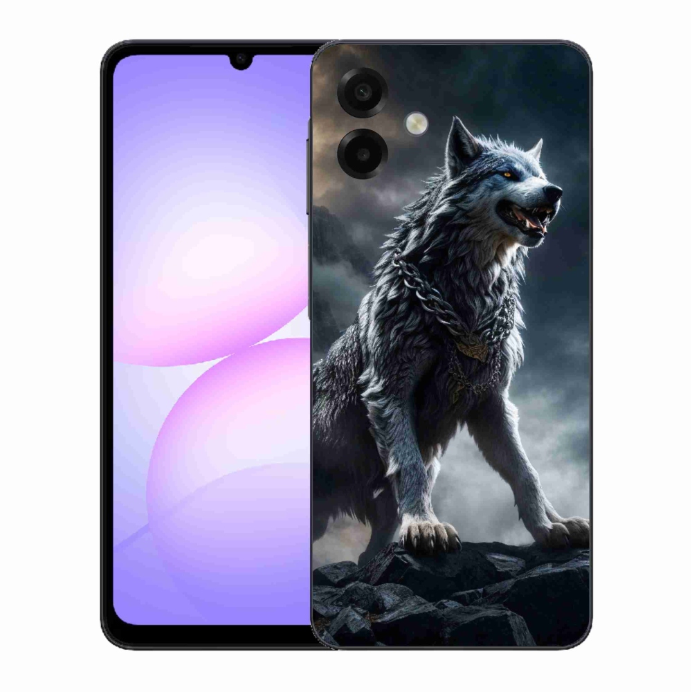 Gelový kryt mmCase na Samsung Galaxy A07 4G - vlk 1