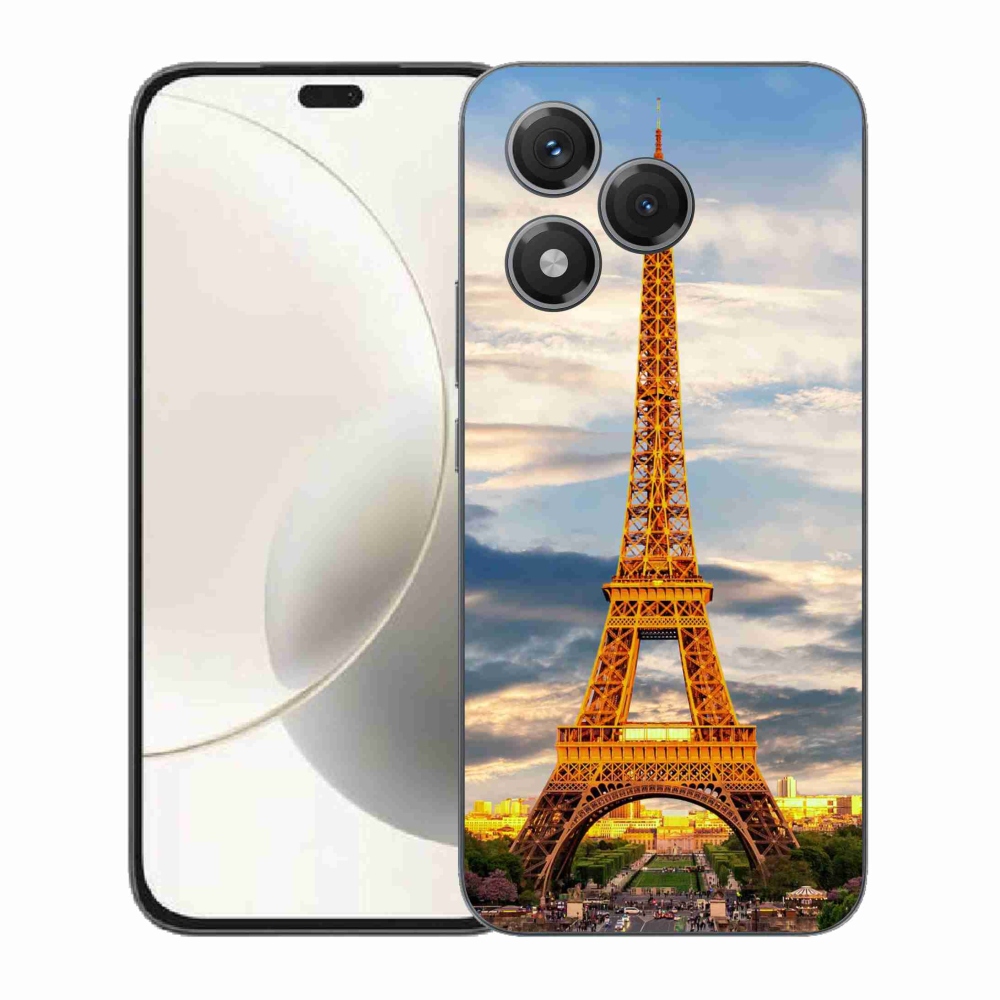 Gelový kryt mmCase na Honor 400 Lite - eiffelova věž 3