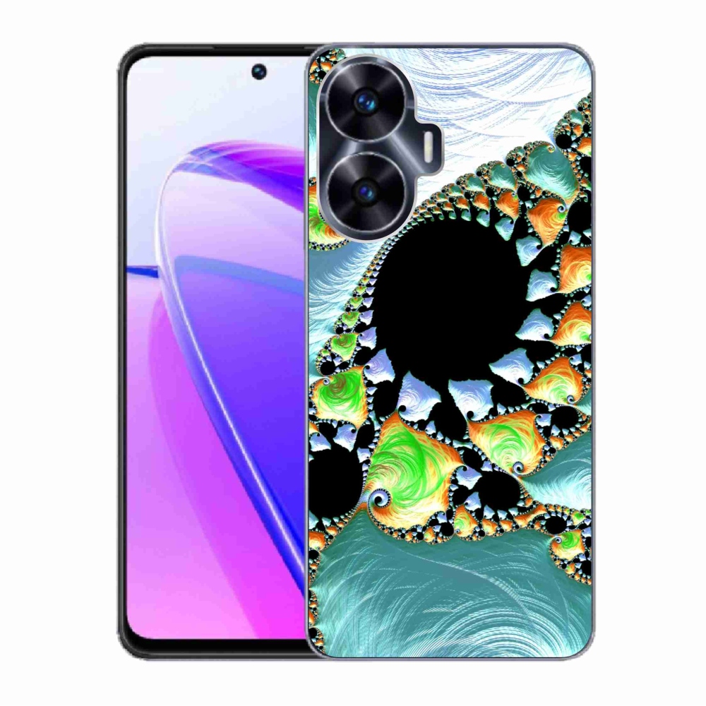 Gelový kryt mmCase na Realme C55 - abstraktní motiv 21