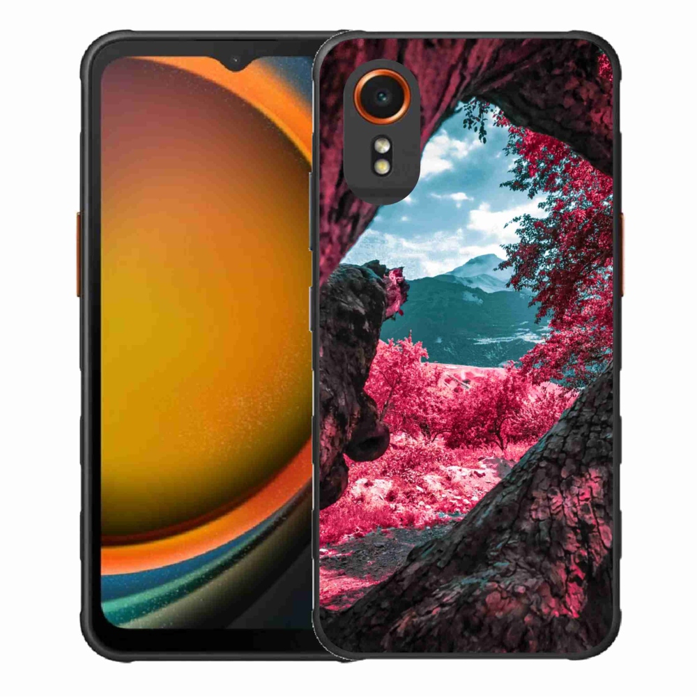 Gelový kryt mmCase na Samsung Galaxy Xcover 7 - výhled na hory