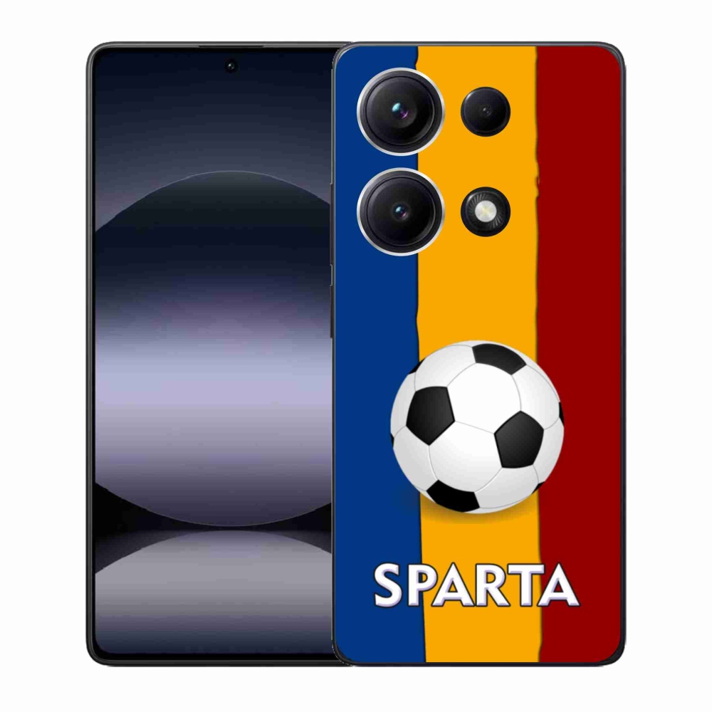 Gelový kryt mmCase na Xiaomi Redmi Note 14S - fotbal 1