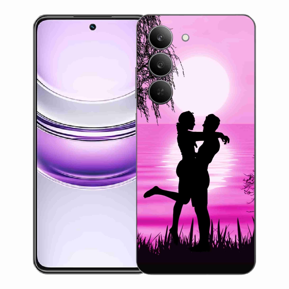Gelový kryt mmCase na Realme 14x 5G - západ slunce