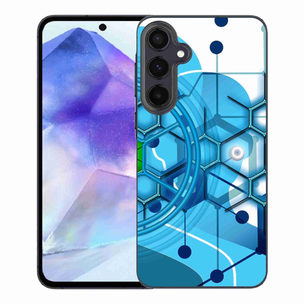 Gelový kryt mmCase na Samsung Galaxy A55 5G - abstraktní vzor 2