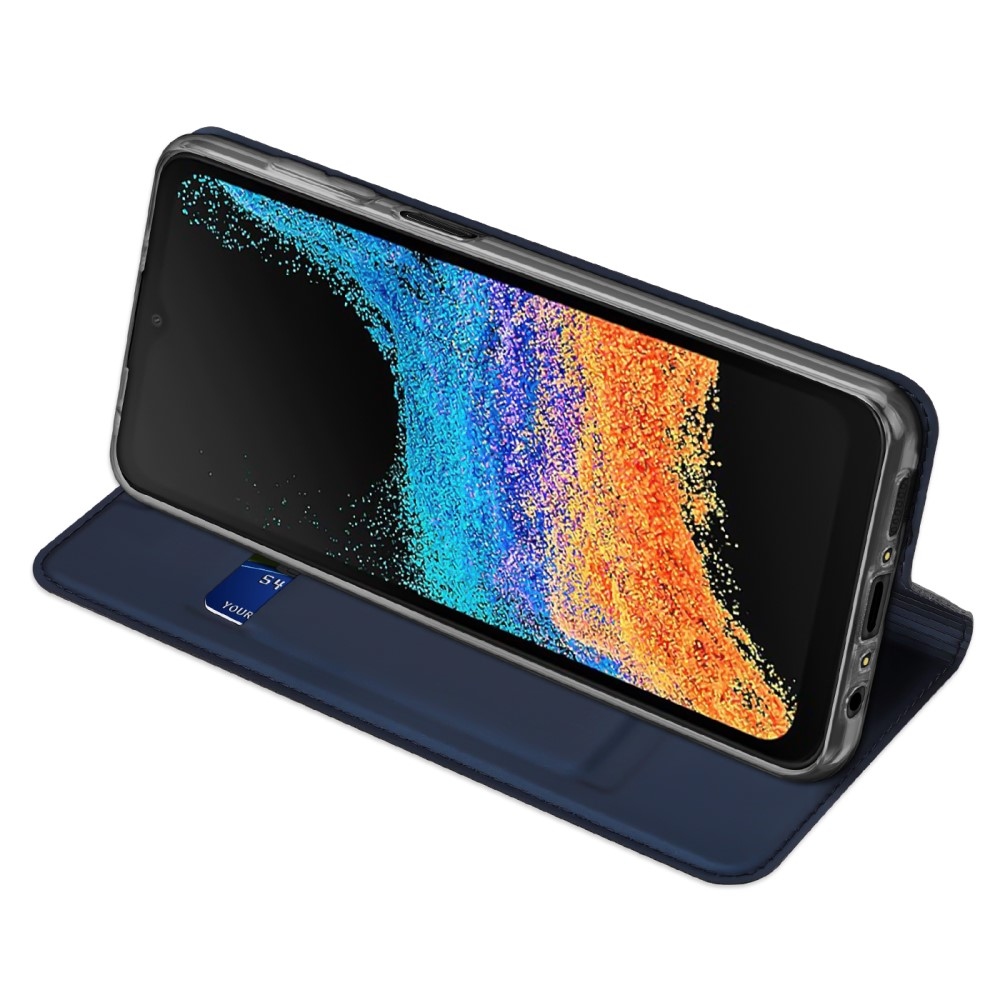 DUX knížkové pouzdro na Samsung Galaxy Xcover 7 Pro - tmavěmodré