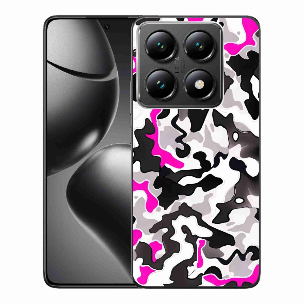 Gelový kryt mmCase na Xiaomi 14T Pro - maskáčový vzor 5