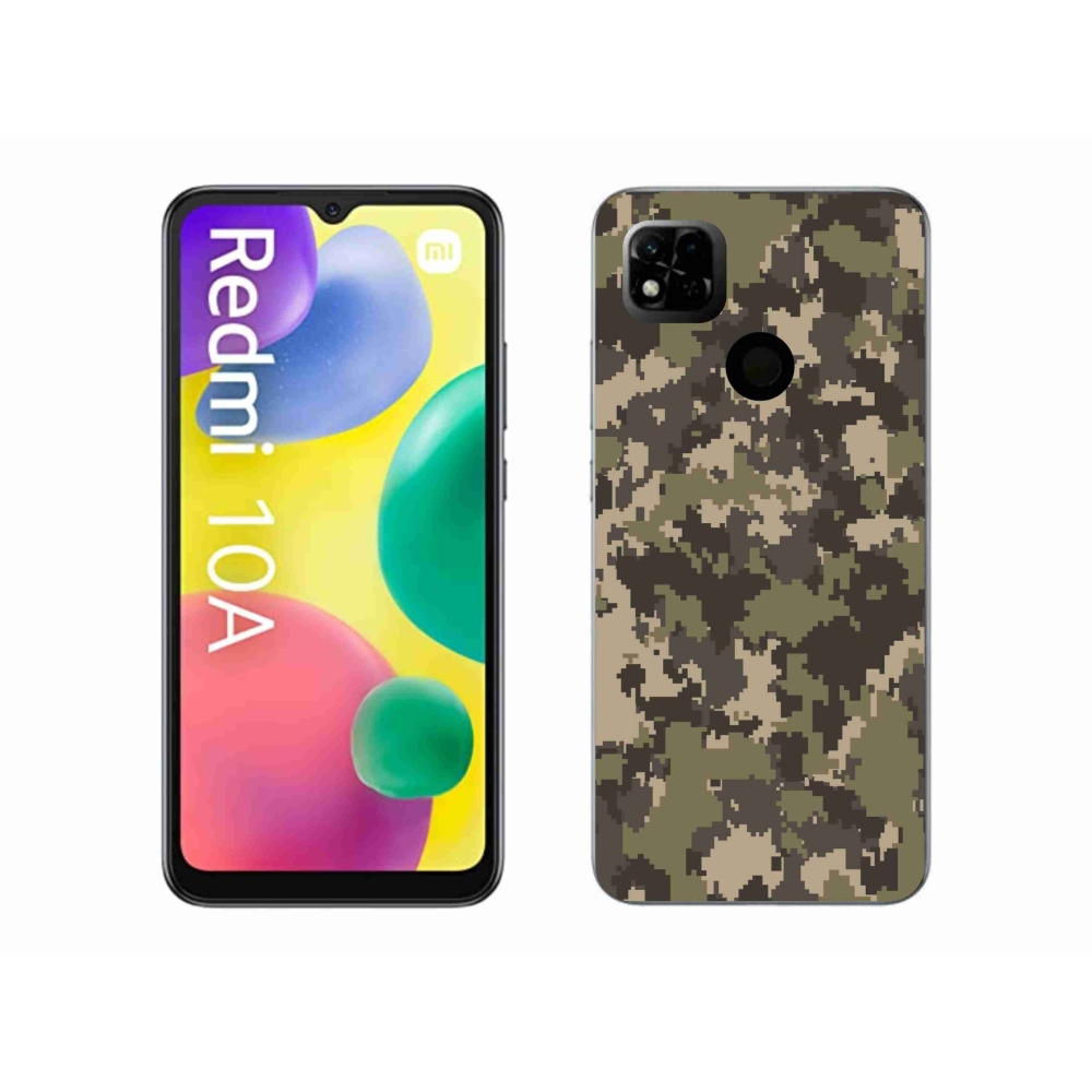 Gelový kryt mmCase na Xiaomi Redmi 10A - maskáčový vzor 12