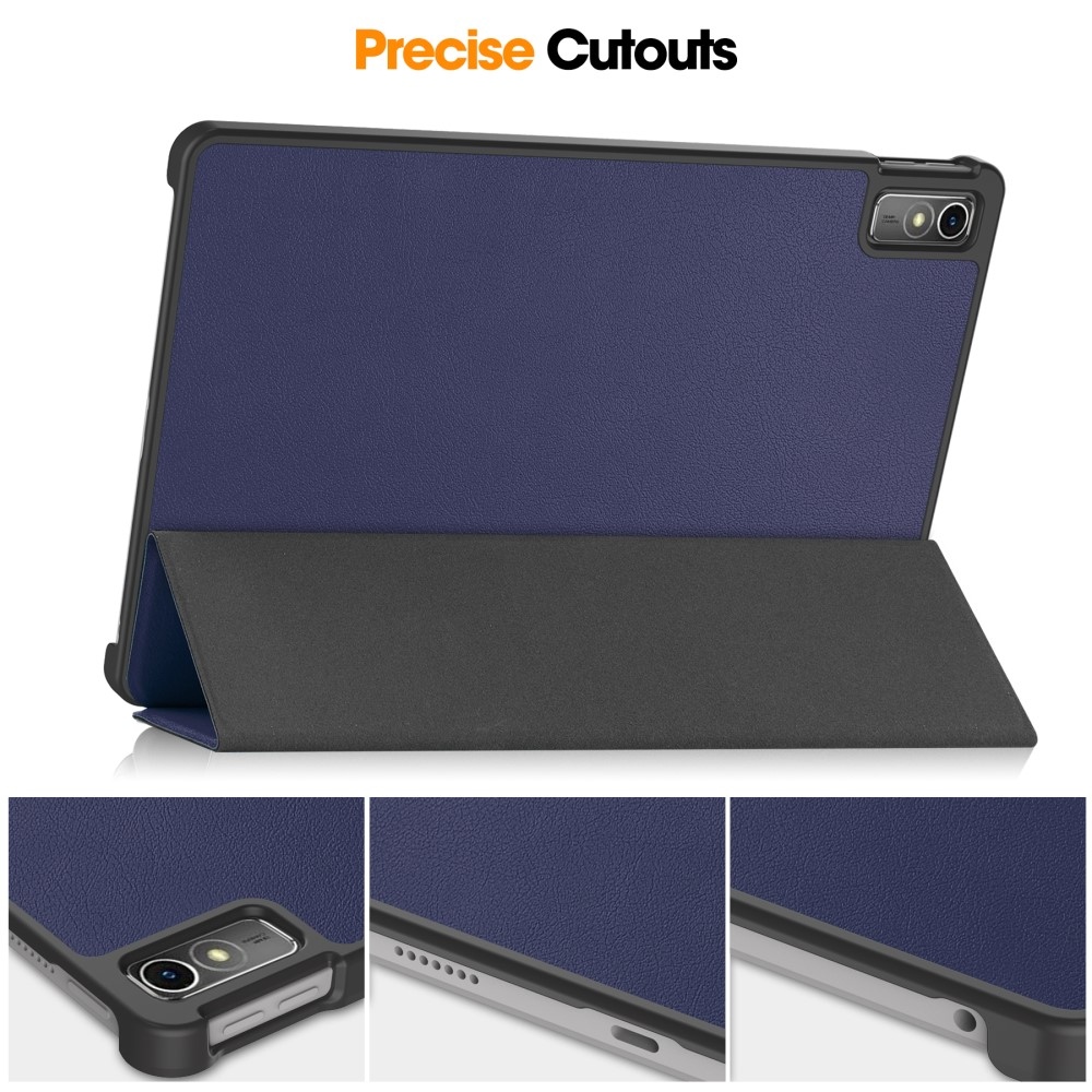 Case chytré zavírací pouzdro na Lenovo Tab M10 5G - tmavěmodré