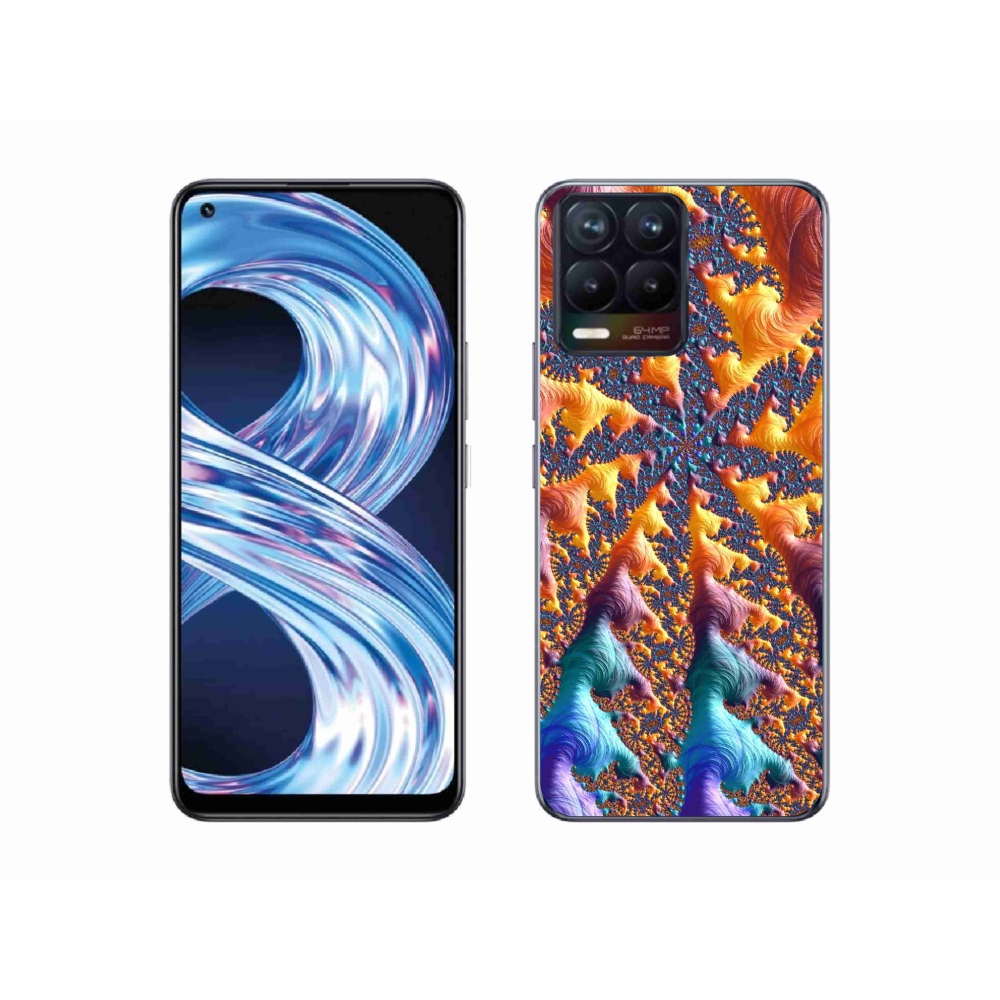 Gelový kryt mmCase na Realme 8 4G - abstraktní motiv 23