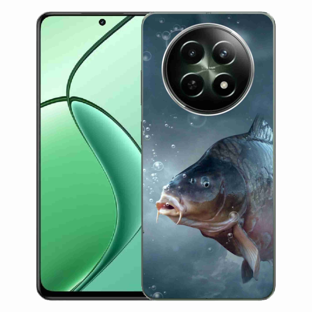 Gelový kryt mmCase na Realme 12 5G/12x 5G - kapr a bublinky