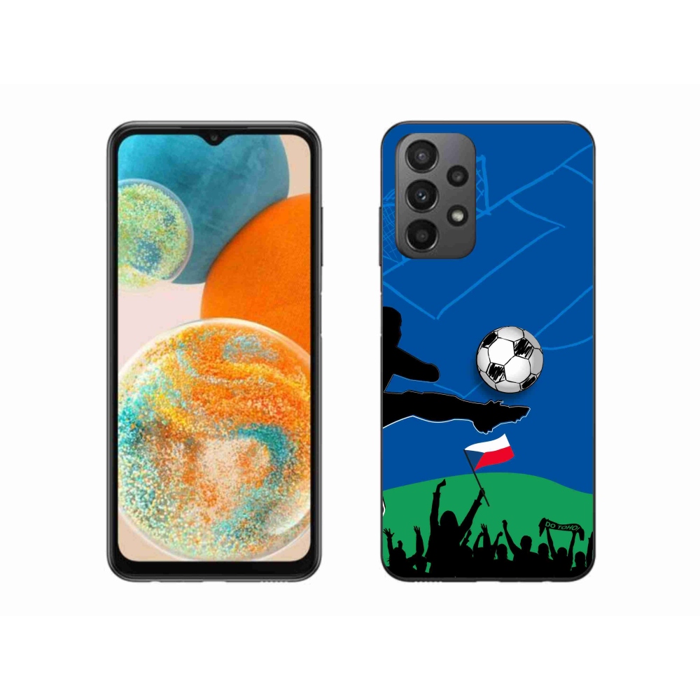 Gelový kryt mmCase na Samsung Galaxy A23 4G/5G - fanoušci fotbalu