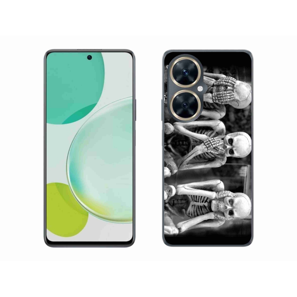 Gelový kryt mmCase na Huawei Nova 11i - kostlivci