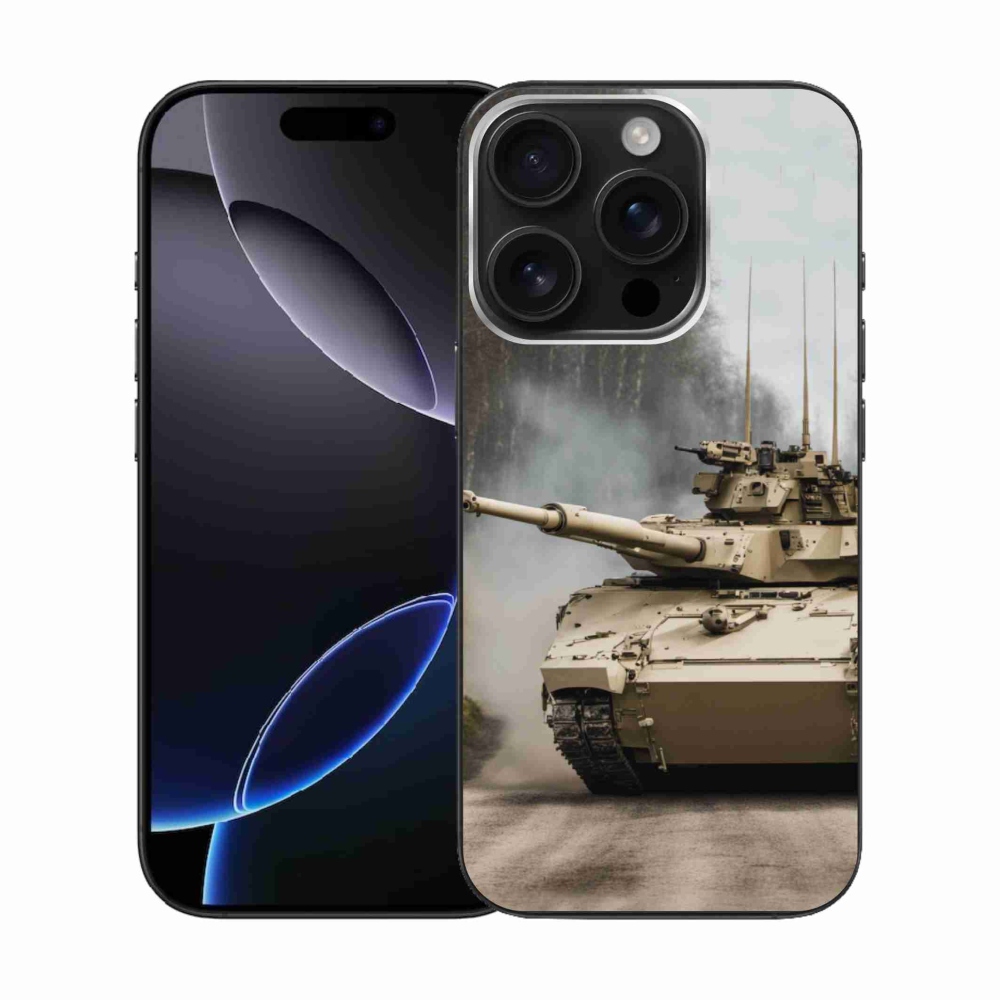 Gelový kryt mmCase na iPhone 16 Pro - tank 1