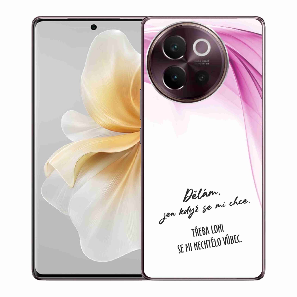 Gelový kryt mmCase na Vivo V40 Lite 5G - vtipný text 12 bílé pozadí