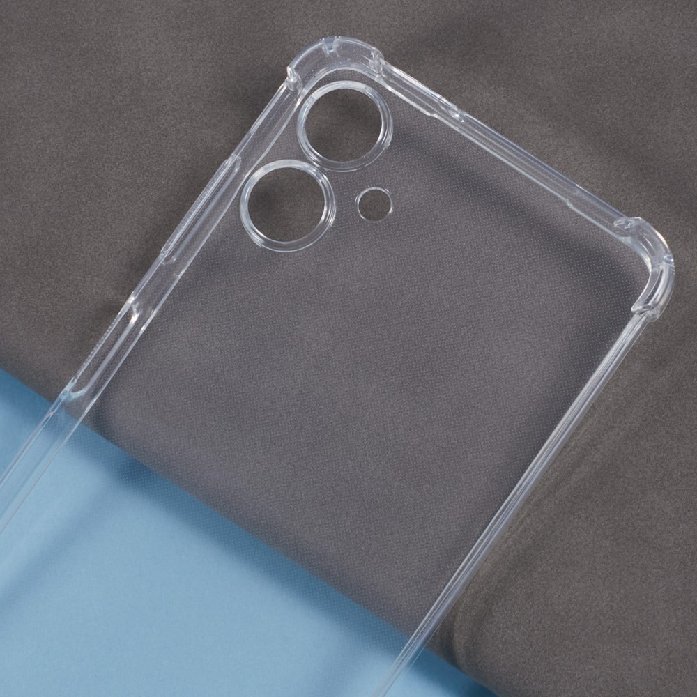 Průhledný gelový obal se šňůrkou na Samsung Galaxy A06 4G
