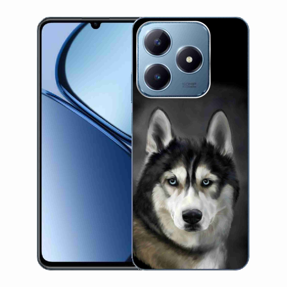 Gelový obal mmCase na Realme C63 - husky