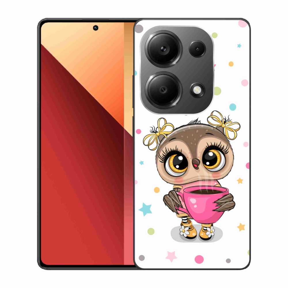 Gelový kryt mmCase na Xiaomi Redmi Note 13 Pro 4G/Poco M6 Pro - kreslená sovička