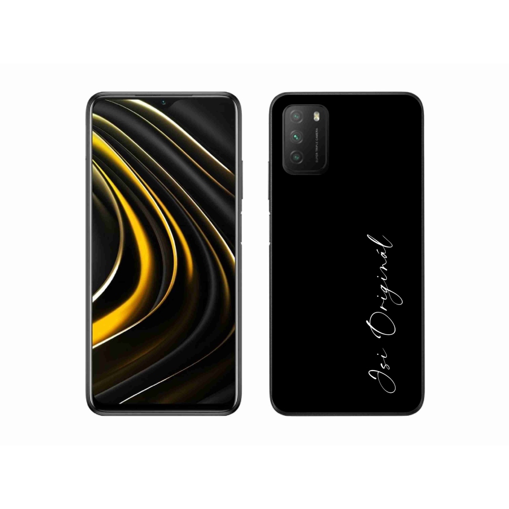 Gelový kryt mmCase na Xiaomi Poco M3 - jsi originál černé pozadí