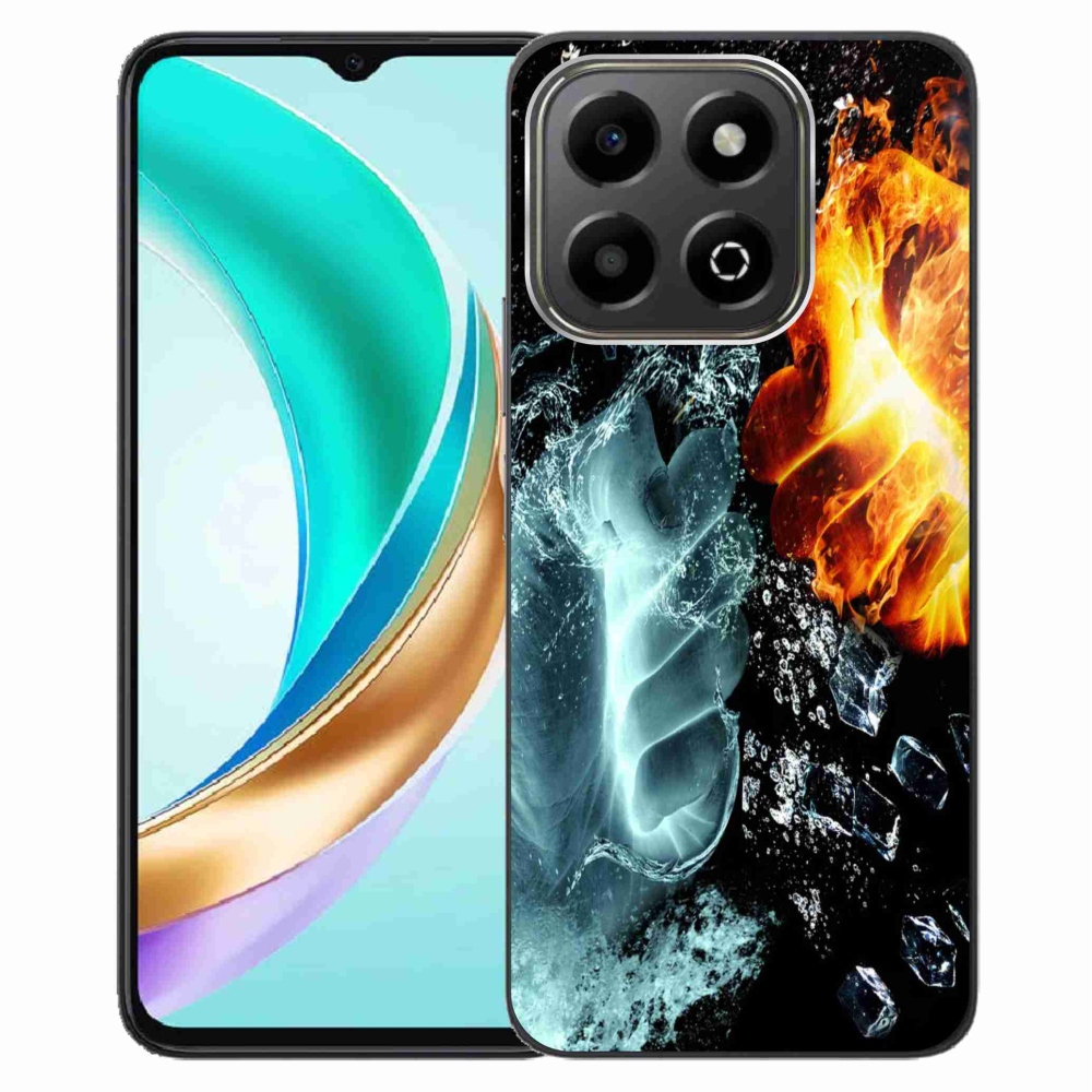Gelový kryt mmCase na Honor X6b - voda a oheň