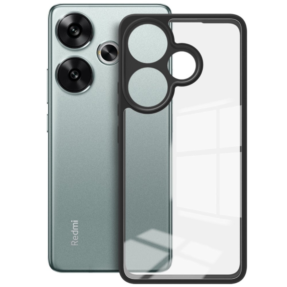IMK gelový obal s pevnými zády na Xiaomi Poco F6 - černý