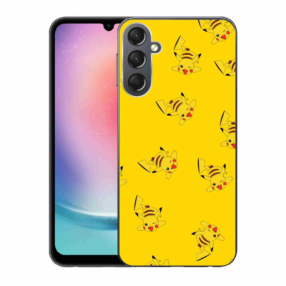 Gelový kryt mmCase na Samsung Galaxy A24 - pikachu