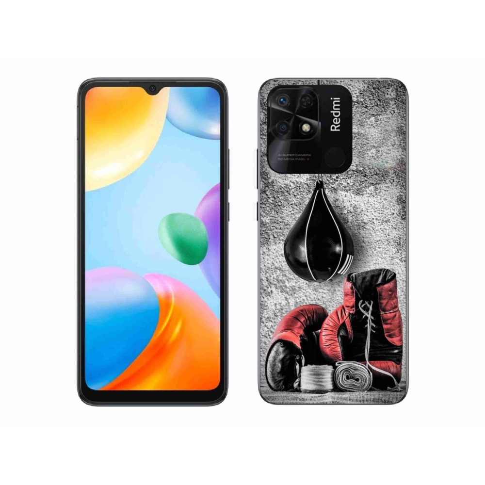Gelový kryt mmCase na Xiaomi Redmi 10C - boxovací pytel a rukavice