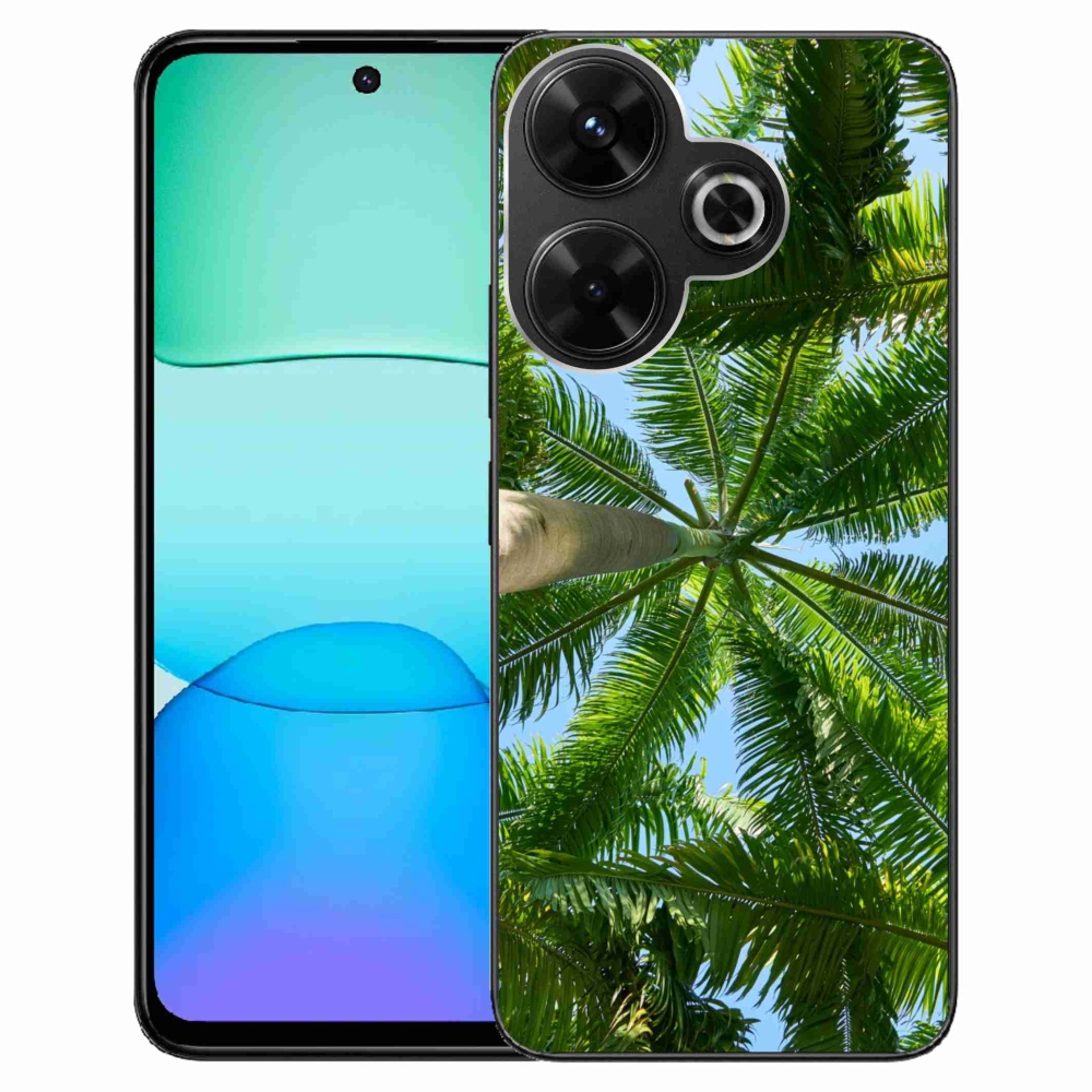 Gelový kryt mmCase na Xiaomi Redmi 13 4G/Poco M6 4G - palmy