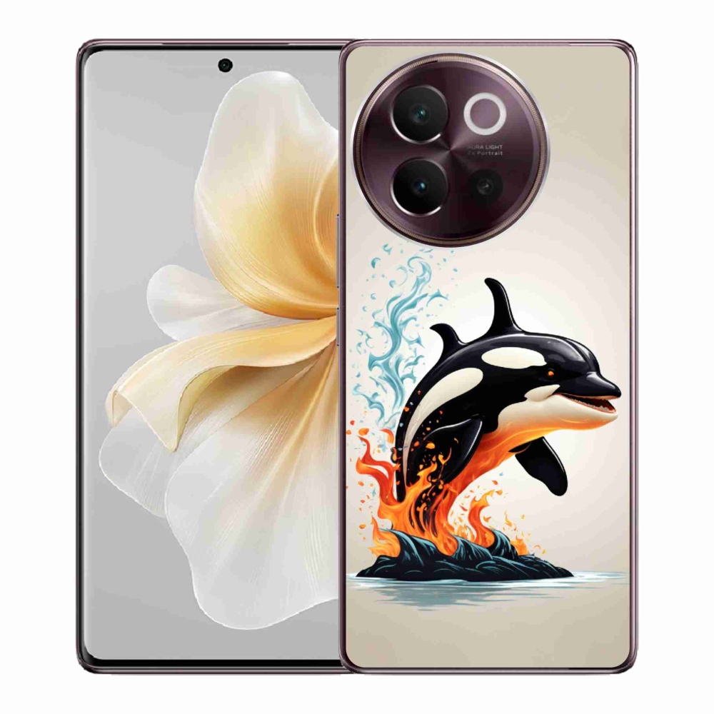 Gelový kryt mmCase na Vivo V40 Lite 5G - kosatka