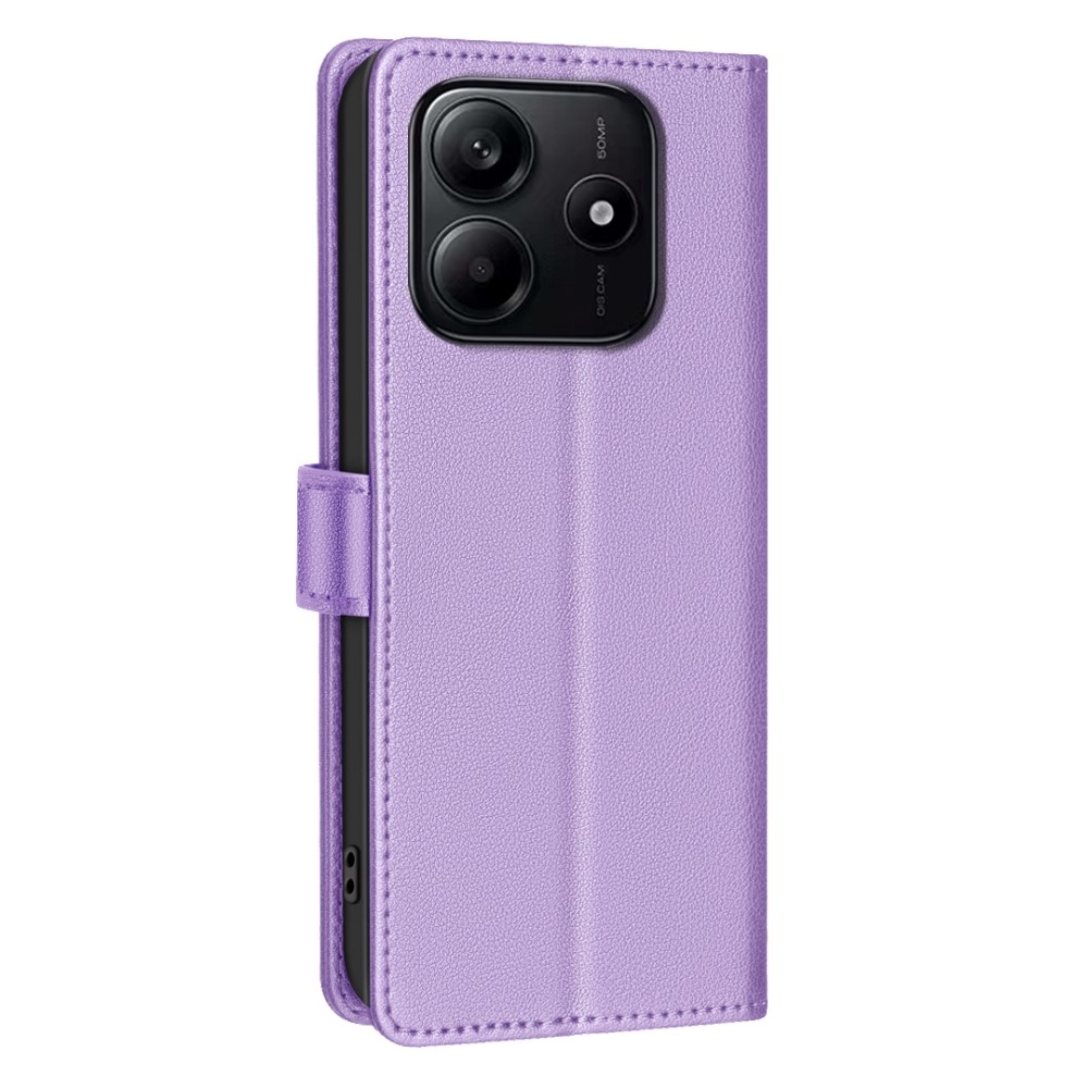 BNF knížkové pouzdro na Xiaomi Redmi Note 14 5G - fialové