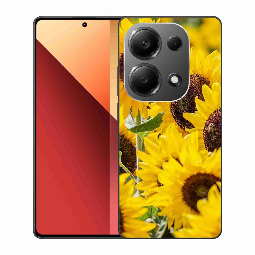 Gelový kryt mmCase na Xiaomi Redmi Note 13 Pro 4G/Poco M6 Pro - slunečnice