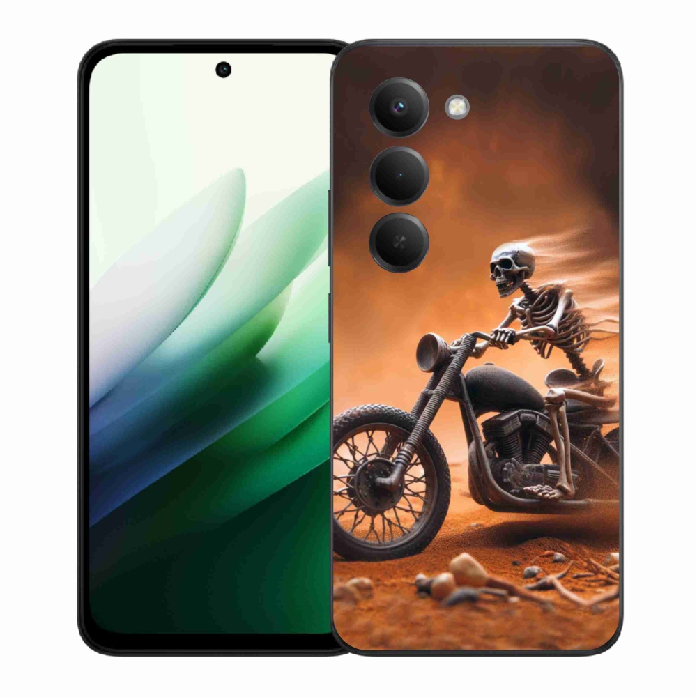 Gelový kryt mmCase na Xiaomi Redmi 15 5G (169mm) - kostra na motorce