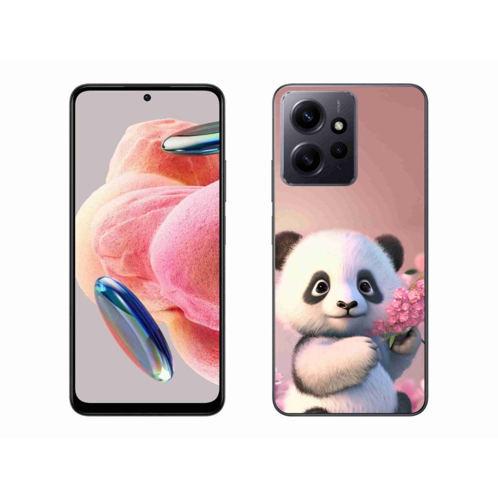 Gelový kryt mmCase na Xiaomi Redmi Note 12 4G - roztomilá panda