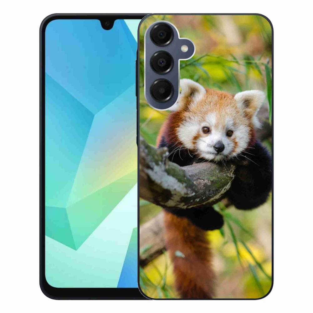 Gelový kryt mmCase na Samsung Galaxy A16 4G/5G - panda červená
