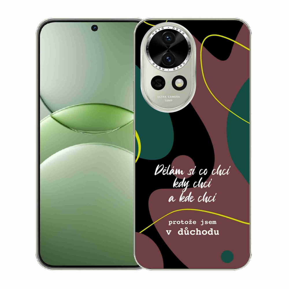 Gelový kryt mmCase na Huawei Nova 13 5G - vtipný text 10 černé pozadí