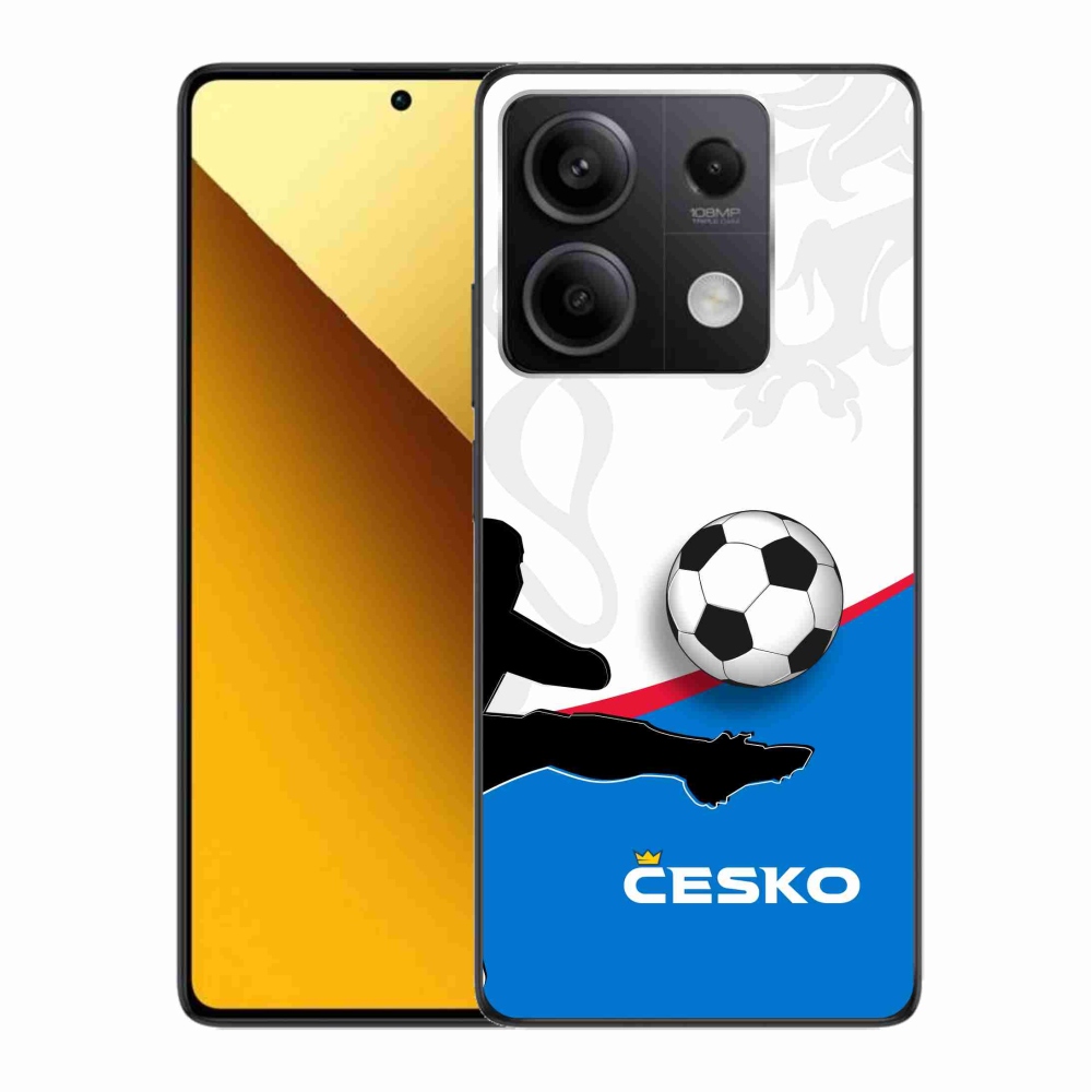 Gelový kryt mmCase na Xiaomi Redmi Note 13 5G - fotbal Česko 3