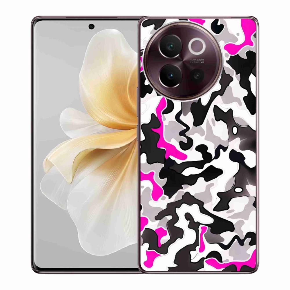 Gelový kryt mmCase na Vivo V40 Lite 5G - maskáčový vzor 5