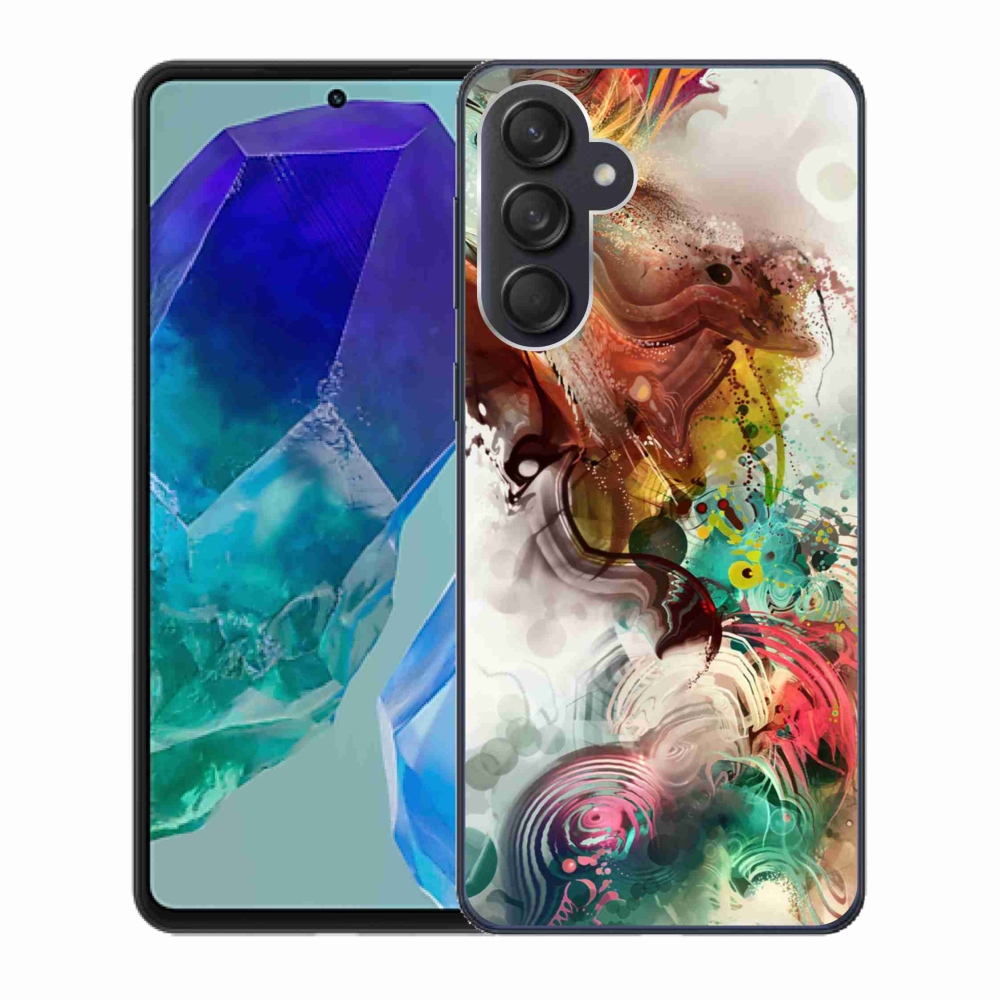Gelový kryt mmCase na Samsung Galaxy M55 5G - abstrakt 1