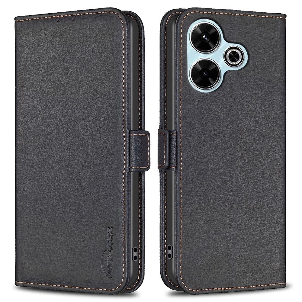 BNF knížkové pouzdro na Xiaomi Redmi 13 4G/Poco M6 4G - černé