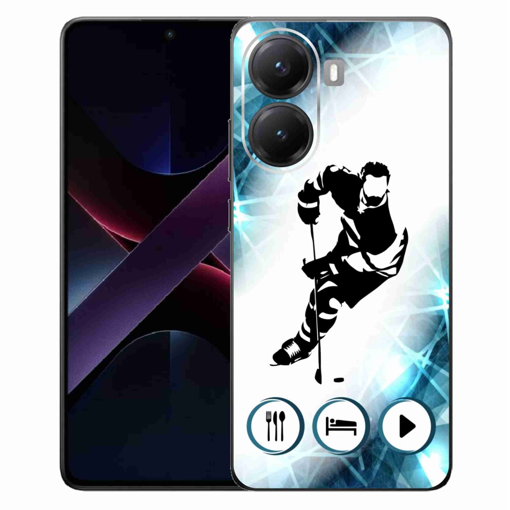 Gelový kryt mmCase na Xiaomi Poco X7 Pro 5G - hokej 1