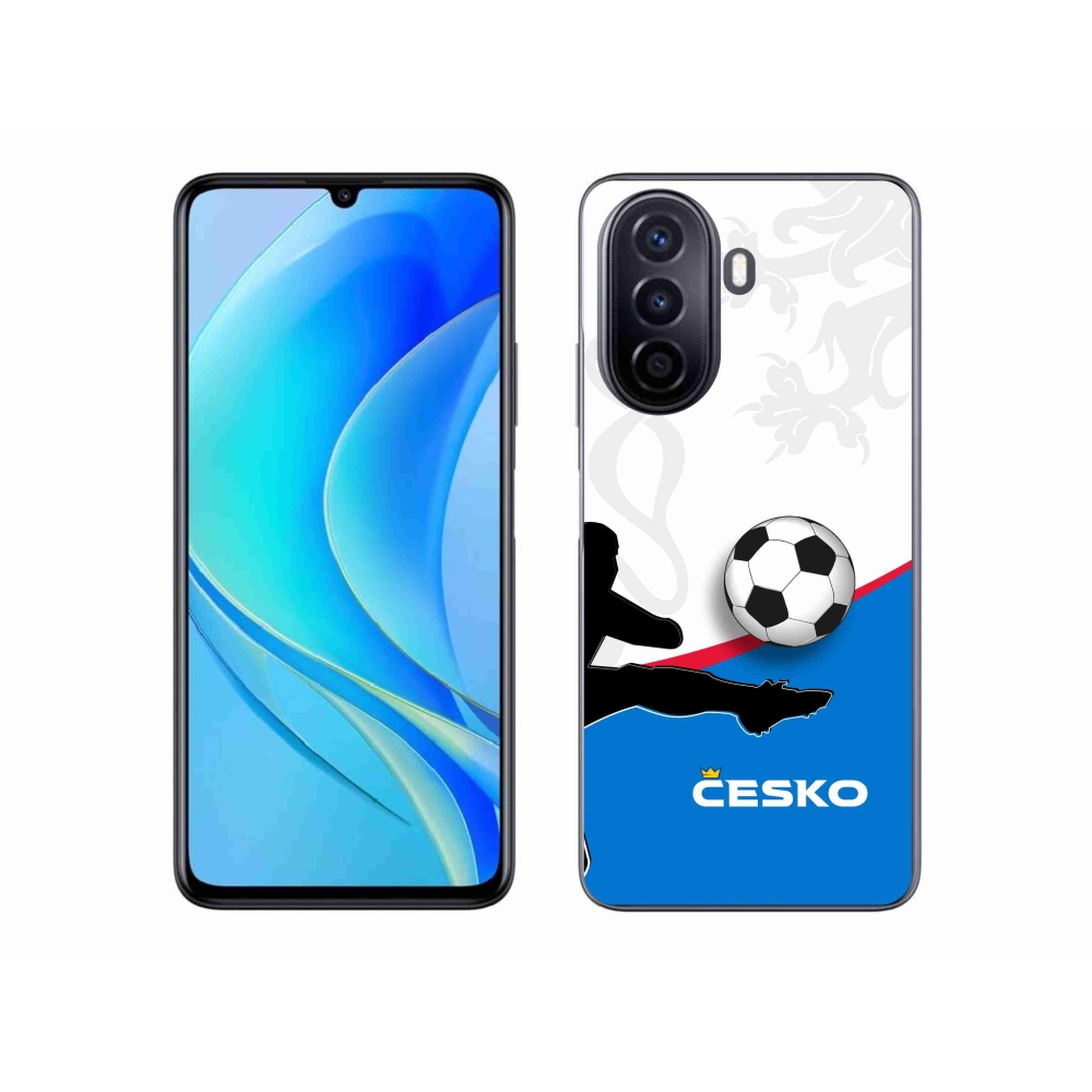 Gelový kryt mmCase na Huawei Nova Y70 - fotbal Česko 3
