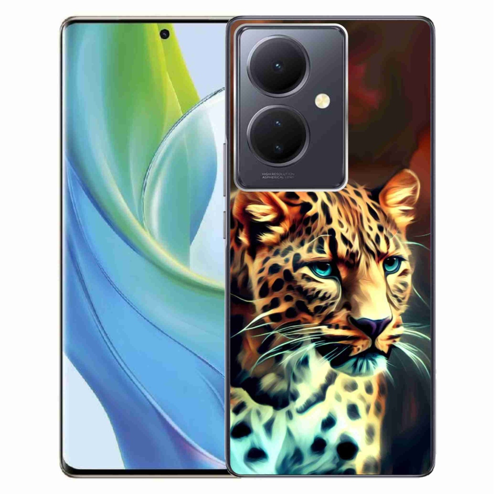Gelový kryt mmCase na Vivo V29 Lite 5G - leopard