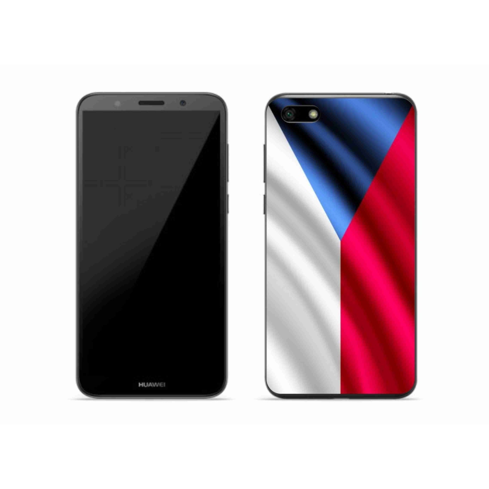 Gelový kryt mmCase na mobil Huawei Y5 (2018) - česká vlajka