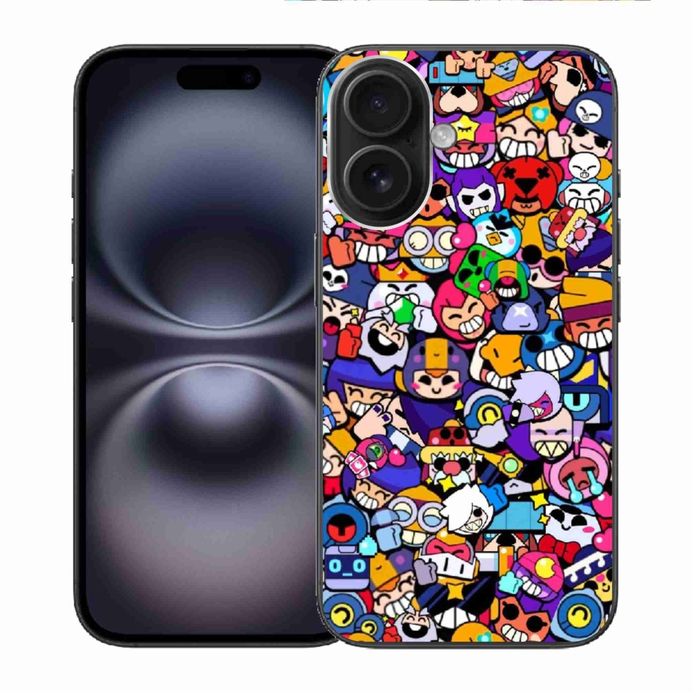 Gelový kryt mmCase na iPhone 16 - brawl stars 2