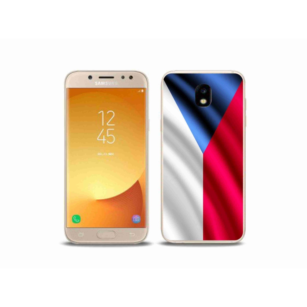 Gelový kryt mmCase na mobil Samsung Galaxy J5 (2017) - česká vlajka