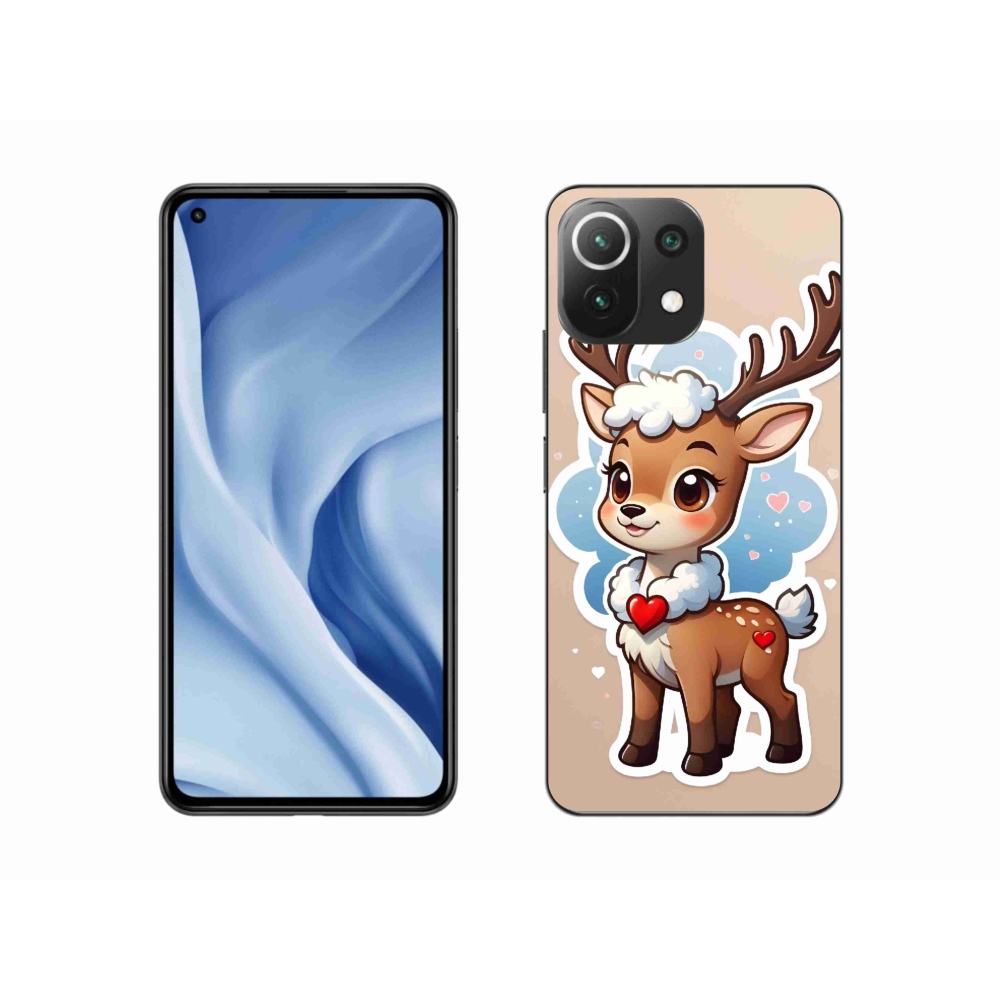 Gelový kryt mmCase na Xiaomi 11 Lite 5G NE - kreslený sob